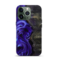 iPhone 13 Pro Wood Live Edge Phone Case - Jami (Purple, 801747)