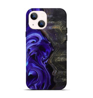 iPhone 14 Wood Live Edge Phone Case - Jami (Purple, 801747)