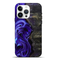 iPhone 15 Pro Max Wood Live Edge Phone Case - Jami (Purple, 801747)