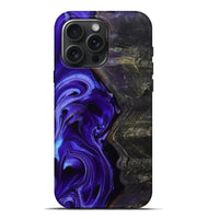 iPhone 16 Pro Max Wood Live Edge Phone Case - Jami (Purple, 801747)