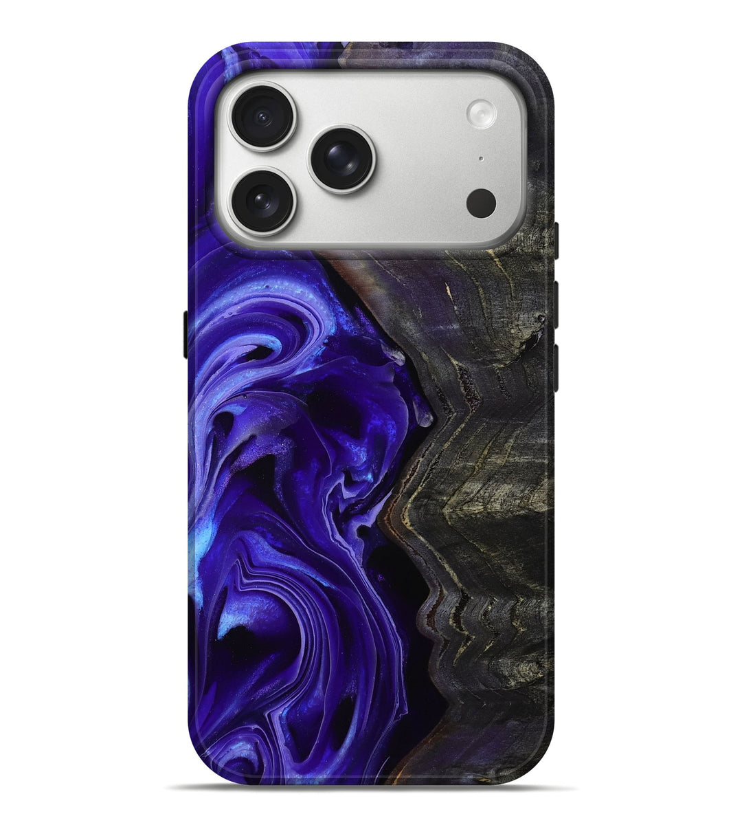 iPhone 17 Pro Max Wood Live Edge Phone Case - Jami (Purple, 801747)