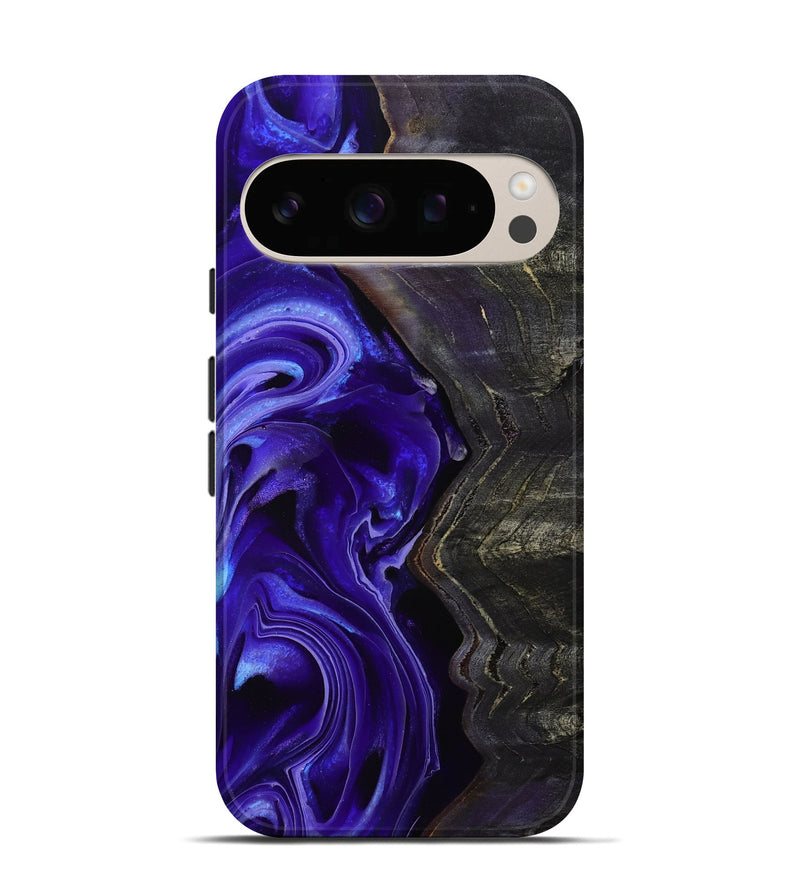 Pixel 10 Pro Wood Live Edge Phone Case - Jami (Purple, 801747)