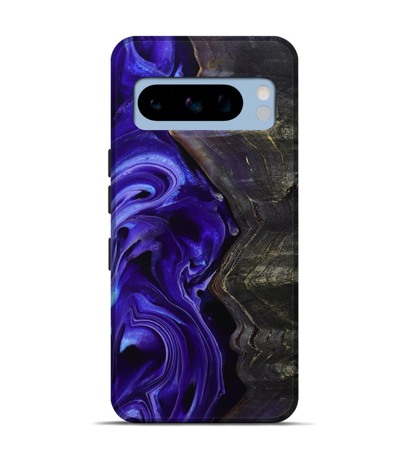 Pixel 8 Pro Wood Live Edge Phone Case - Jami (Purple, 801747)