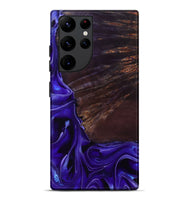Galaxy S22 Ultra Wood Live Edge Phone Case - Ezrah (Purple, 801748)
