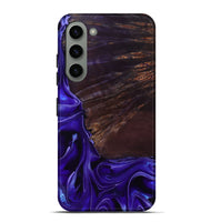 Galaxy S23 Plus Wood Live Edge Phone Case - Ezrah (Purple, 801748)