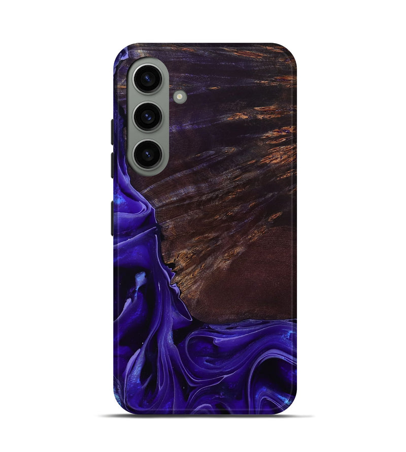 Galaxy S24 Wood Live Edge Phone Case - Ezrah (Purple, 801748)