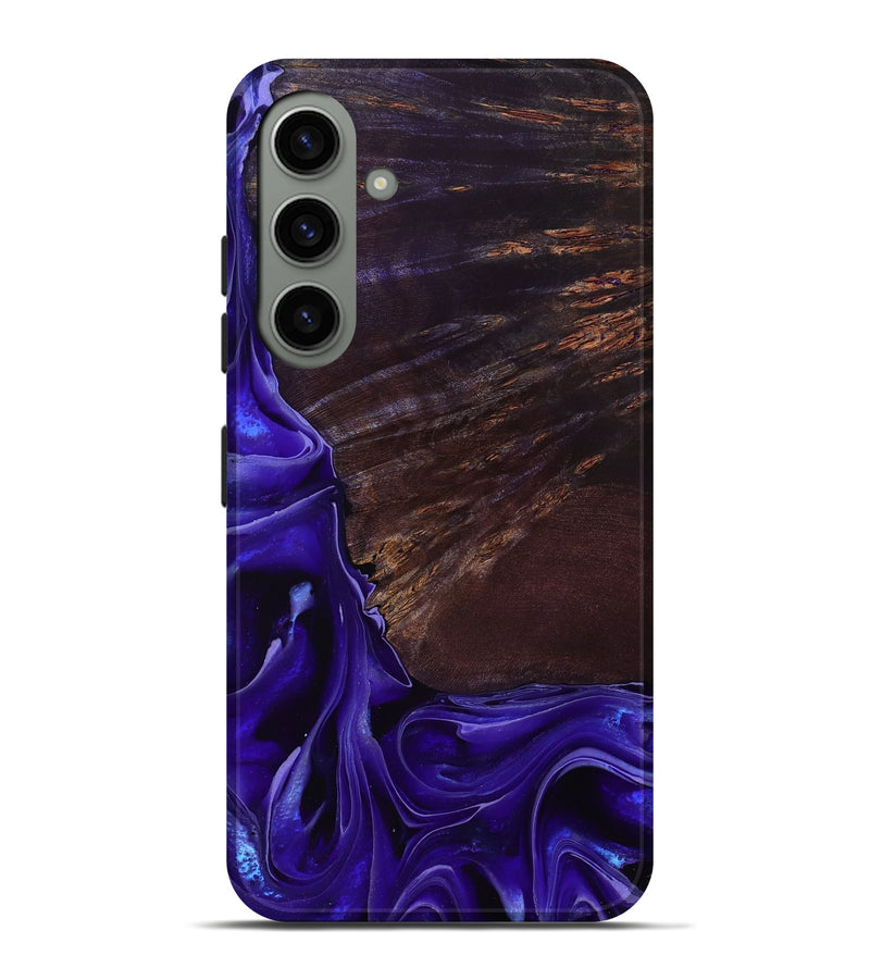 Galaxy S24 Plus Wood Live Edge Phone Case - Ezrah (Purple, 801748)