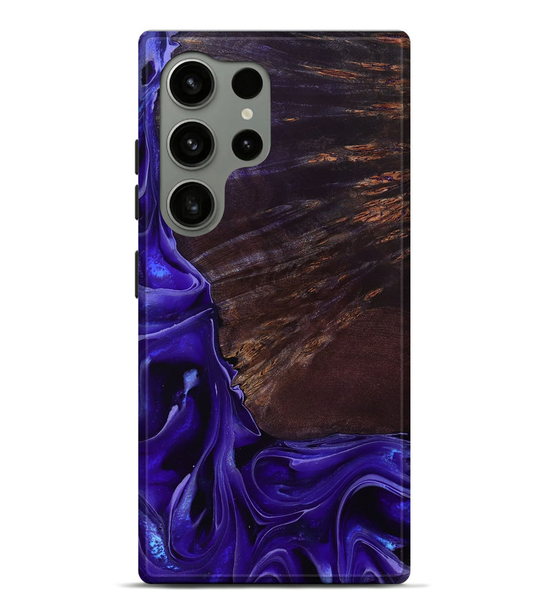 Galaxy S24 Ultra Wood Live Edge Phone Case - Ezrah (Purple, 801748)