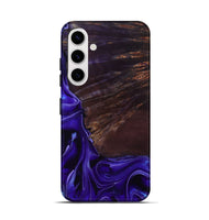 Galaxy S25 Wood Live Edge Phone Case - Ezrah (Purple, 801748)