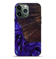 iPhone 13 Pro Max Wood Live Edge Phone Case - Ezrah (Purple, 801748)