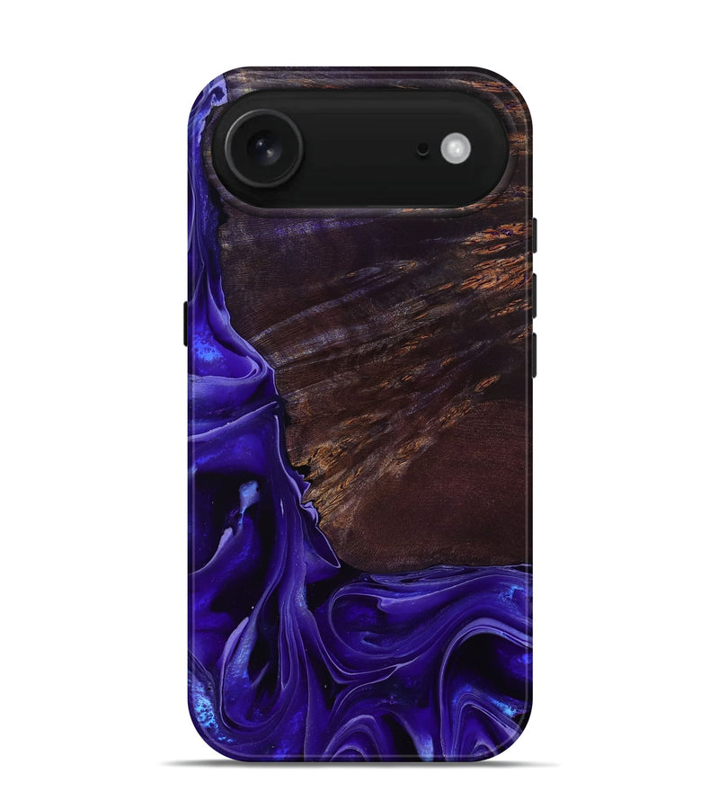 iPhone 17 Air Wood Live Edge Phone Case - Ezrah (Purple, 801748)
