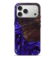iPhone 17 Pro Max Wood Live Edge Phone Case - Ezrah (Purple, 801748)