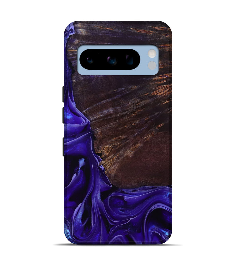 Pixel 8 Pro Wood Live Edge Phone Case - Ezrah (Purple, 801748)