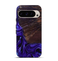 Pixel 9 Wood Live Edge Phone Case - Ezrah (Purple, 801748)