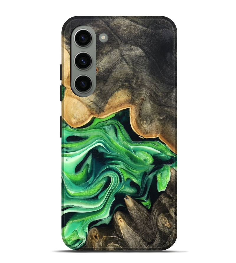 Galaxy S23 Plus Wood Live Edge Phone Case - Marques (Green, 801750)