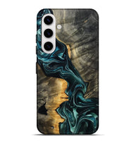 Galaxy S25 Plus Wood Live Edge Phone Case - Misti (Blue, 801751)