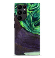Galaxy S22 Ultra Wood Live Edge Phone Case - Bjorn (Green, 801753)