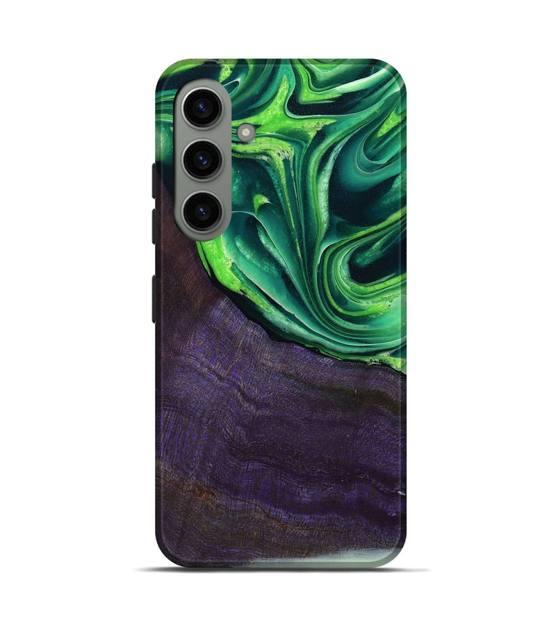 Galaxy S24 Wood Live Edge Phone Case - Bjorn (Green, 801753)