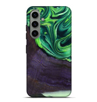 Galaxy S24 Plus Wood Live Edge Phone Case - Bjorn (Green, 801753)