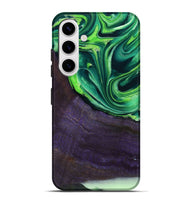 Galaxy S25 Plus Wood Live Edge Phone Case - Bjorn (Green, 801753)