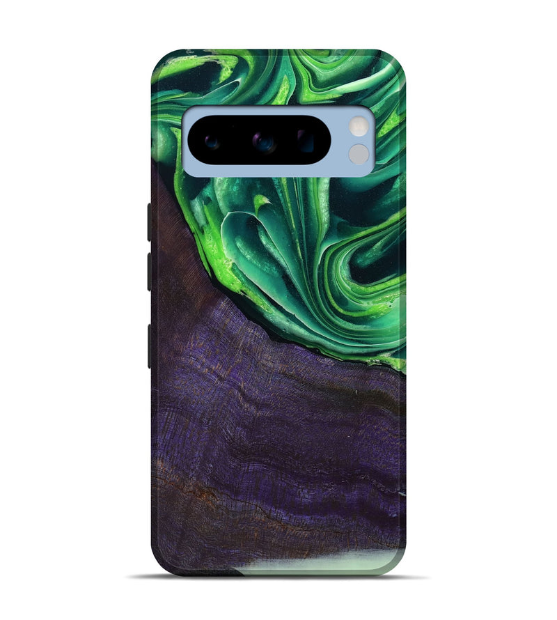 Pixel 8 Pro Wood Live Edge Phone Case - Bjorn (Green, 801753)