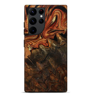 Galaxy S22 Ultra Wood Live Edge Phone Case - Kiana (Red, 801754)