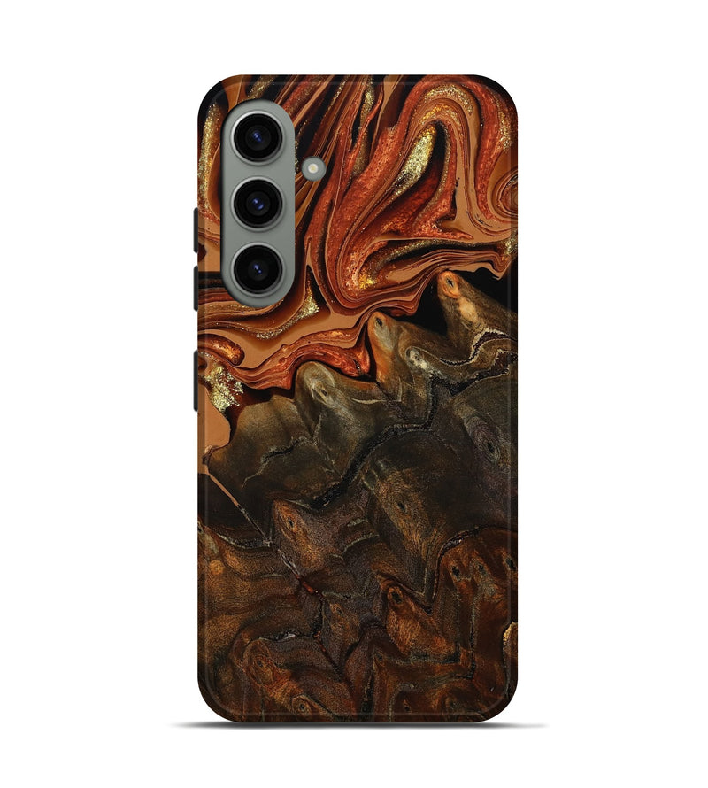 Galaxy S24 Wood Live Edge Phone Case - Kiana (Red, 801754)