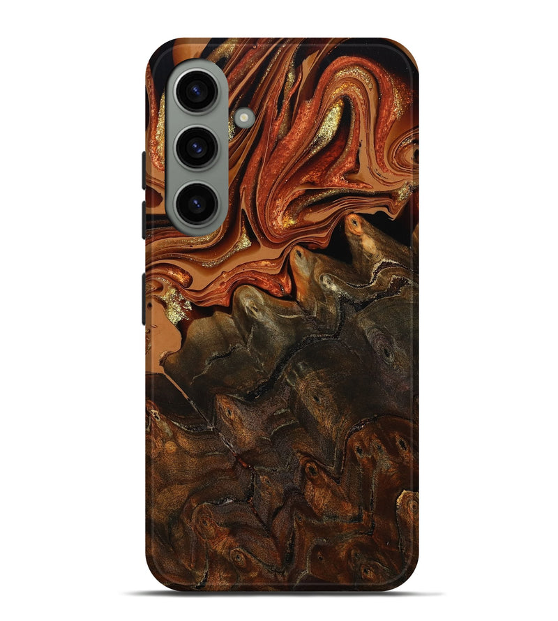 Galaxy S24 Plus Wood Live Edge Phone Case - Kiana (Red, 801754)