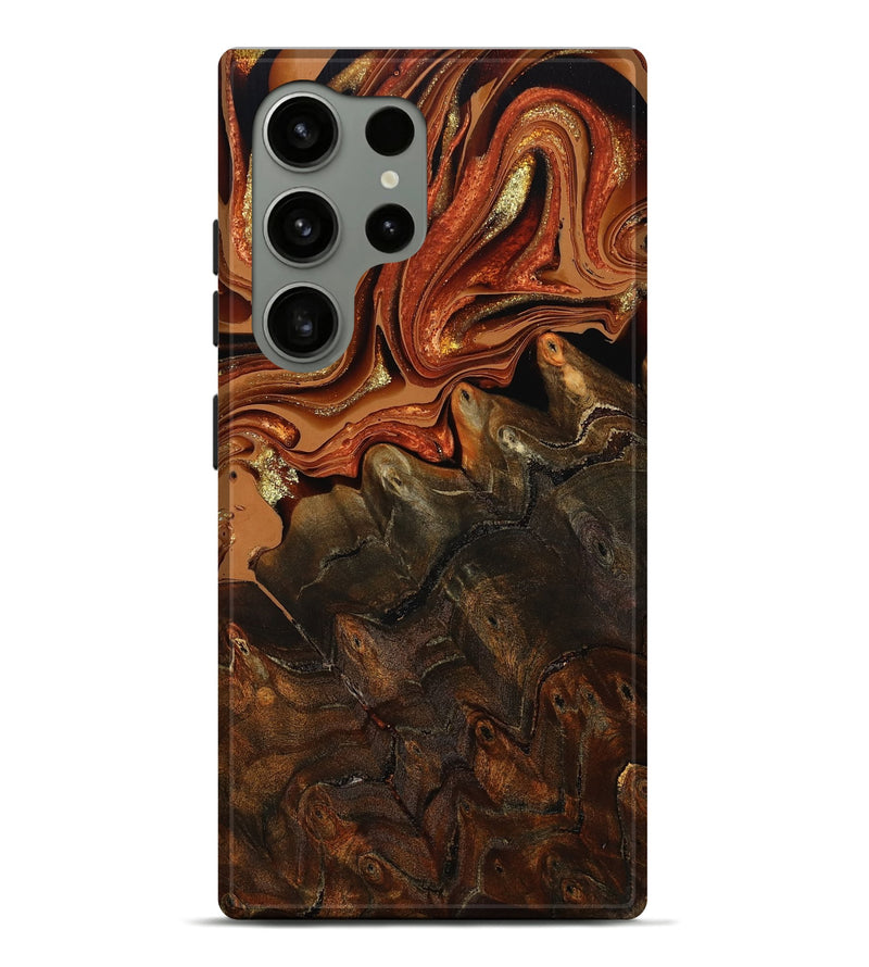 Galaxy S24 Ultra Wood Live Edge Phone Case - Kiana (Red, 801754)