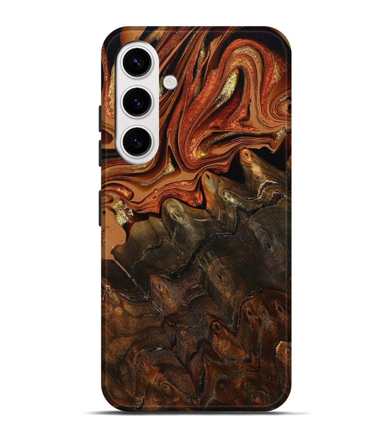 Galaxy S25 Plus Wood Live Edge Phone Case - Kiana (Red, 801754)