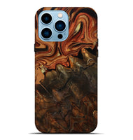 iPhone 14 Pro Max Wood Live Edge Phone Case - Kiana (Red, 801754)