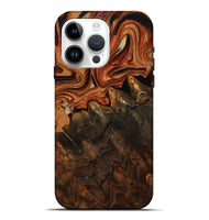 iPhone 15 Pro Max Wood Live Edge Phone Case - Kiana (Red, 801754)