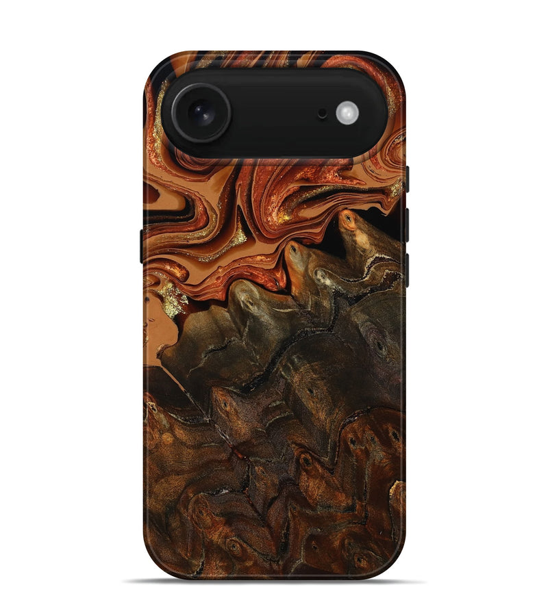 iPhone 17 Air Wood Live Edge Phone Case - Kiana (Red, 801754)