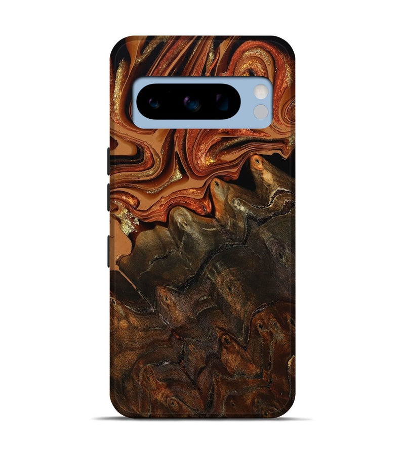 Pixel 8 Pro Wood Live Edge Phone Case - Kiana (Red, 801754)