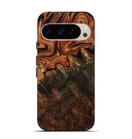 Pixel 9 Wood Live Edge Phone Case - Kiana (Red, 801754)