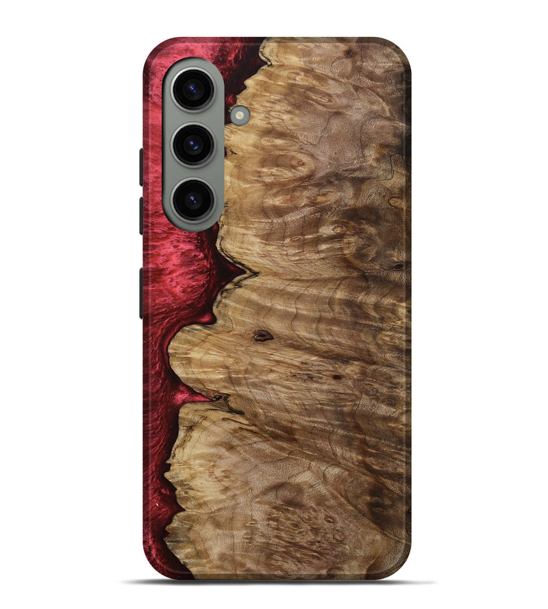 Galaxy S24 Plus Wood Live Edge Phone Case - Susanna (Red, 801755)