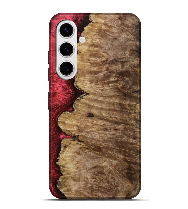 Galaxy S25 Plus Wood Live Edge Phone Case - Susanna (Red, 801755)
