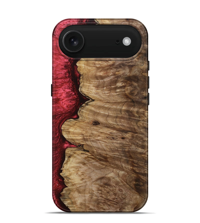 iPhone 17 Air Wood Live Edge Phone Case - Susanna (Red, 801755)