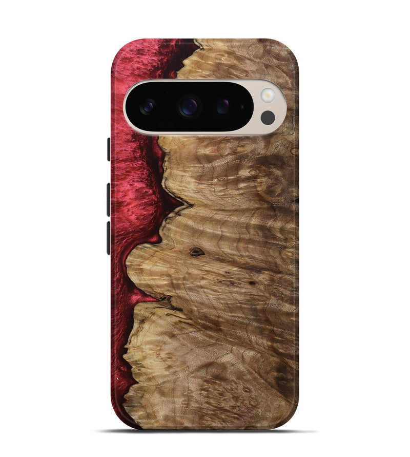 Pixel 10 Wood Live Edge Phone Case - Susanna (Red, 801755)