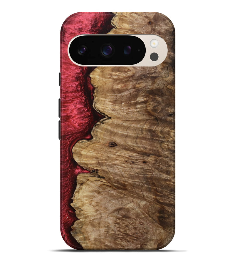 Pixel 9 Pro XL Wood Live Edge Phone Case - Susanna (Red, 801755)