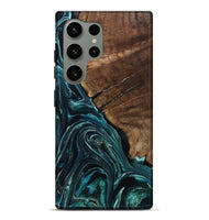 Galaxy S24 Ultra Wood Live Edge Phone Case - Allyssa (Blue, 801759)