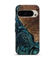 Pixel 10 Wood Live Edge Phone Case - Allyssa (Blue, 801759)