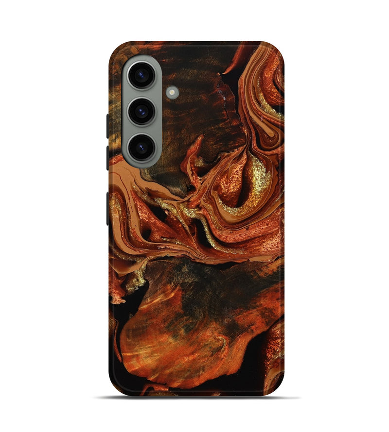 Galaxy S24 Wood Live Edge Phone Case - Emmie (Red, 801760)