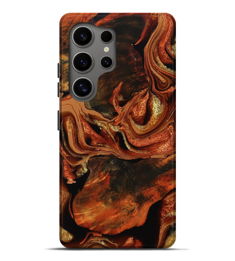 Galaxy S25 Ultra Wood Live Edge Phone Case - Emmie (Red, 801760)