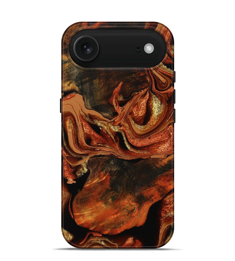 iPhone 17 Air Wood Live Edge Phone Case - Emmie (Red, 801760)