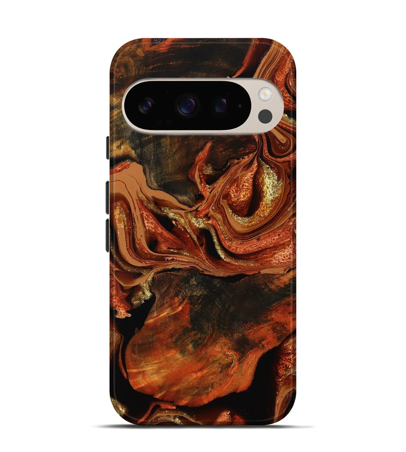 Pixel 10 Wood Live Edge Phone Case - Emmie (Red, 801760)