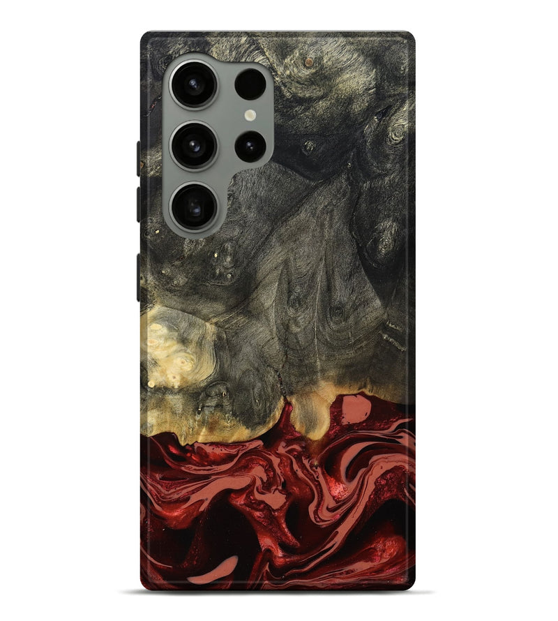 Galaxy S24 Ultra Wood Live Edge Phone Case - Neriah (Red, 801761)