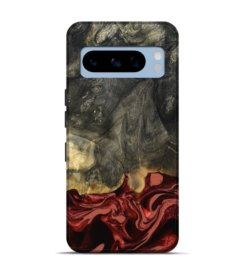 Pixel 8 Pro Wood Live Edge Phone Case - Neriah (Red, 801761)