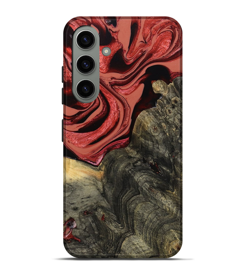 Galaxy S24 Plus Wood Live Edge Phone Case - Nona (Red, 801762)