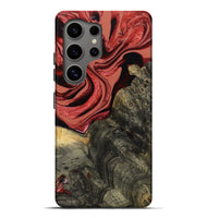 Galaxy S25 Ultra Wood Live Edge Phone Case - Nona (Red, 801762)